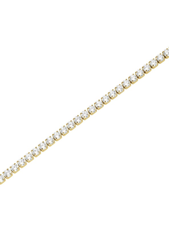 Rosefield Brățară Tennis pentru femei placată cu aur Rosefield JBTWG-J1035