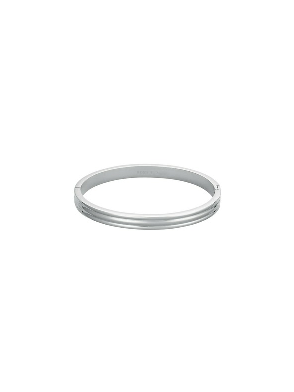 Rosefield Brățară fixă rhodiată pentru femei Rosefield JBSBS-J1042