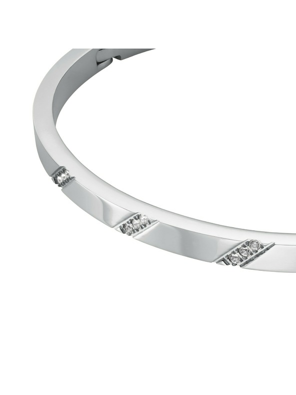 Rosefield Brățară fixă rhodiată pentru femei Rosefield JBLCS-J1044