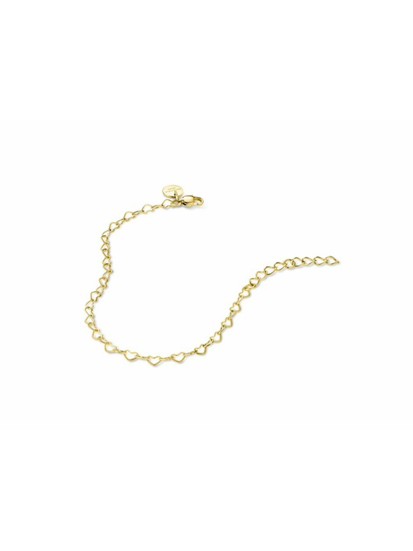 Rosefield Brățară în culoare aurie Heart Chain Rosefield JBHCG-J682