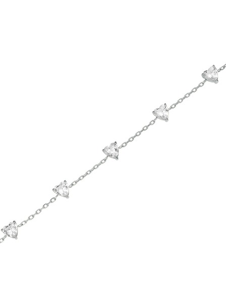 Rosefield Brățară rhodiată pentru femei Rosefield JBRHS-J1014
