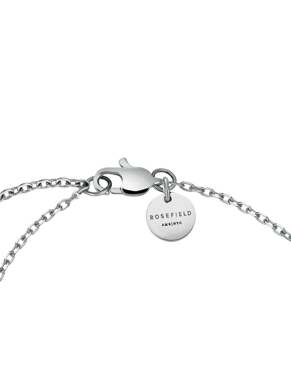 Rosefield Brățară rhodiată pentru femei Rosefield JBRHS-J1014