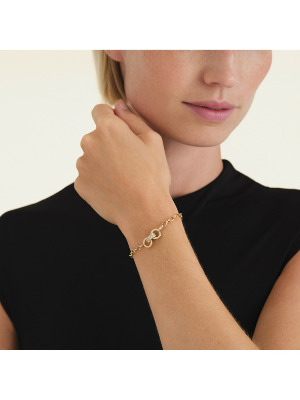 Rosefield Brățară pentru femei placată cu aur Rosefield JBBSG-J899