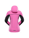 ALPINE PRO Jachetă softshell pentru femei cu tratament DWR ALPINE PRO KERAKA roz neon