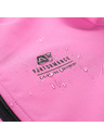 ALPINE PRO Jachetă softshell pentru femei cu tratament DWR ALPINE PRO KERAKA roz neon