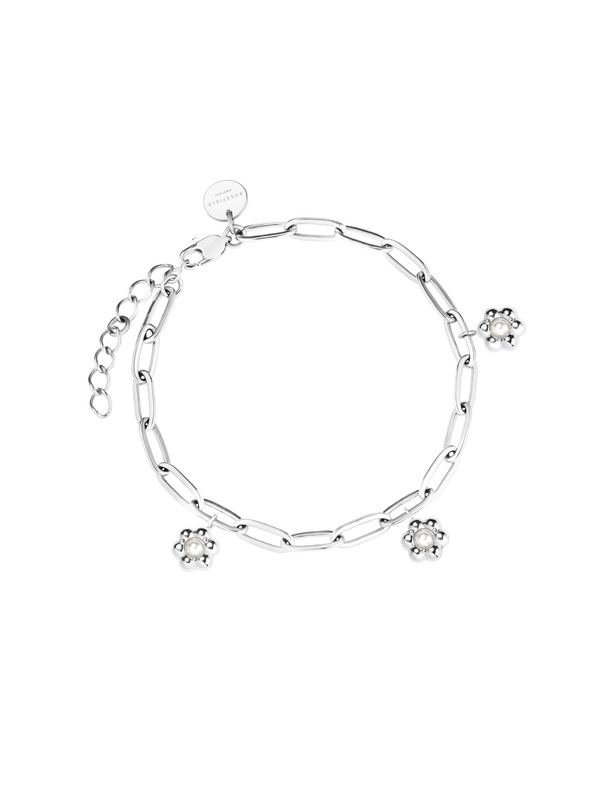 Rosefield Rosefield brățară în culoare argintie Daisy Flower JBDFS-J675