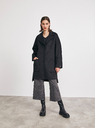 ZOOT.lab Palton negru de damă cu lână METROOPOLIS by ZOOT.lab Kandis