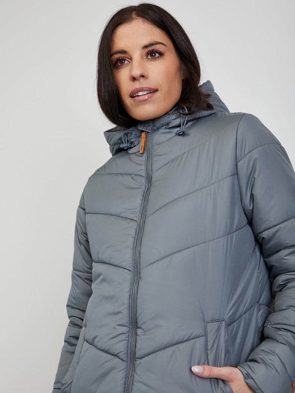 ZOOT.lab Palton matlasat gri pentru femei ZOOT.lab