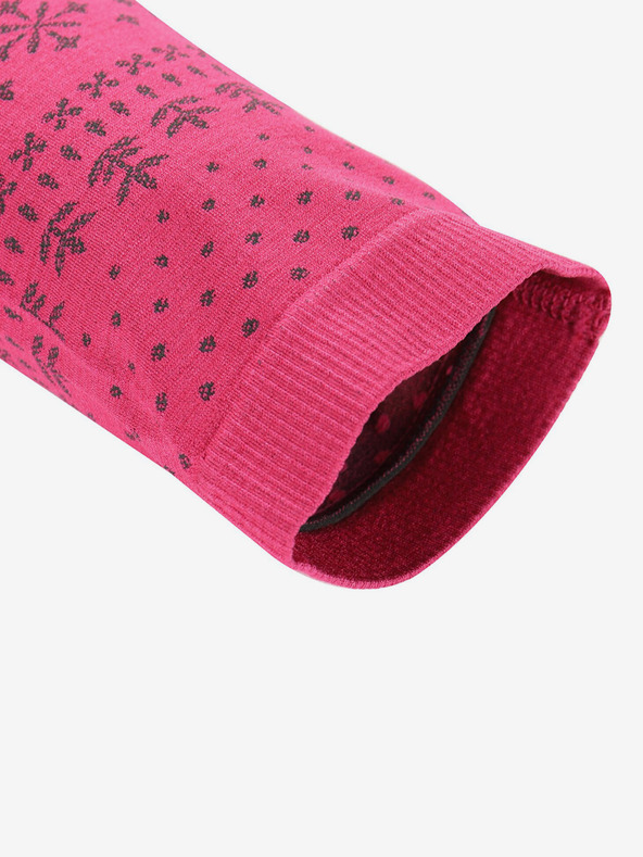 ALPINE PRO Lenjerie funcțională roz-închis pentru fete ALPINE PRO Lento