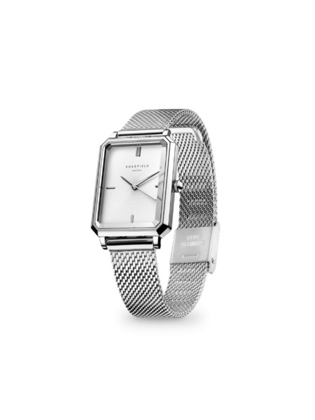Rosefield Ceas pentru femei Rosefield Octagon XS Mesh Silver OWSMS-O74