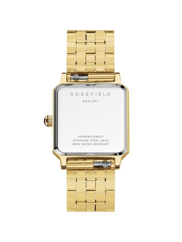 Rosefield Ceas pătrat pentru femei Rosefield Boxelle BWGSG-B01