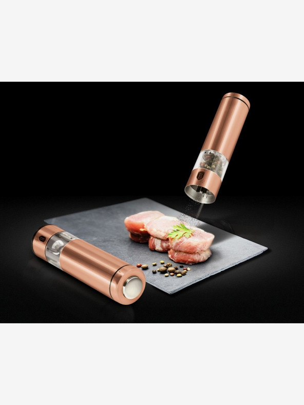 Berlingerhaus Măcinător electric de piper și sare BERLINGERHAUS Rosegold Metallic Line