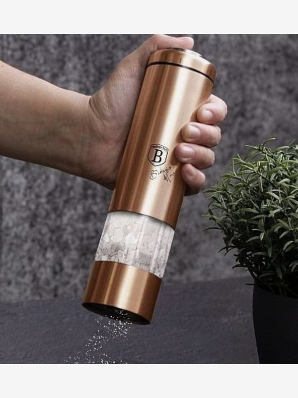Berlingerhaus Măcinător electric de piper și sare BERLINGERHAUS Rosegold Metallic Line