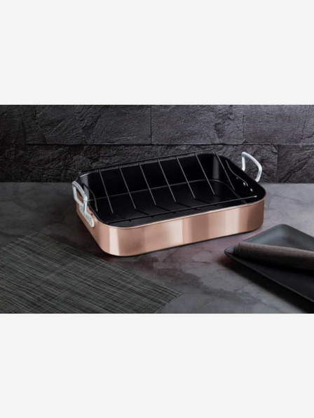 Berlingerhaus Tavă de copt cu grilă Rosegold Metallic Line BERLINGERHAUS