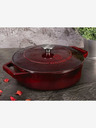 Berlingerhaus Tavă din fontă cu capac 26 cm Burgundy Line BERLINGERHAUS