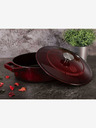 Berlingerhaus Tavă din fontă cu capac 26 cm Burgundy Line BERLINGERHAUS