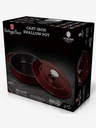 Berlingerhaus Tavă din fontă cu capac 26 cm Burgundy Line BERLINGERHAUS
