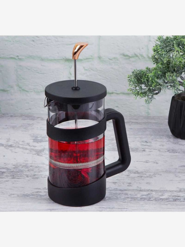 Berlingerhaus Ceainic și cafetieră French Press 600 ml Black Rose Collection BERLINGERHAUS