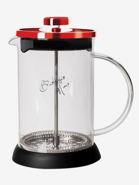 Berlingerhaus Ceainic pentru ceai și cafea French Press 600 ml Burgundy Metallic Line BERLINGERHAUS