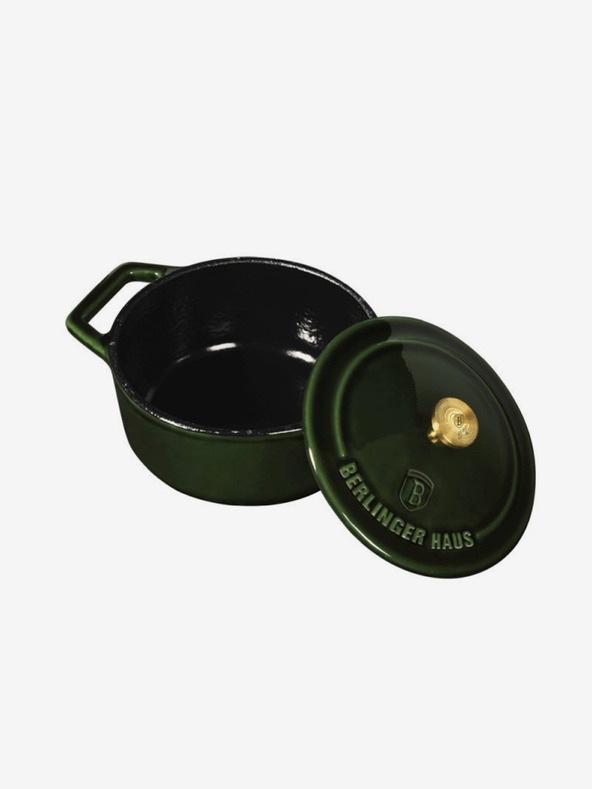 Berlingerhaus Tavă din fontă cu capac 10 cm BERLINGERHAUS Emerald Collection