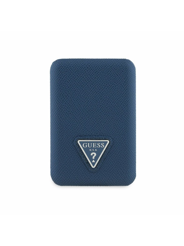 Guess Guess PU Grained Triangle Logo MagSafe Powerbank 5000mAh Albastru