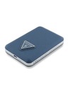 Guess Guess PU Grained Triangle Logo MagSafe Powerbank 5000mAh Albastru