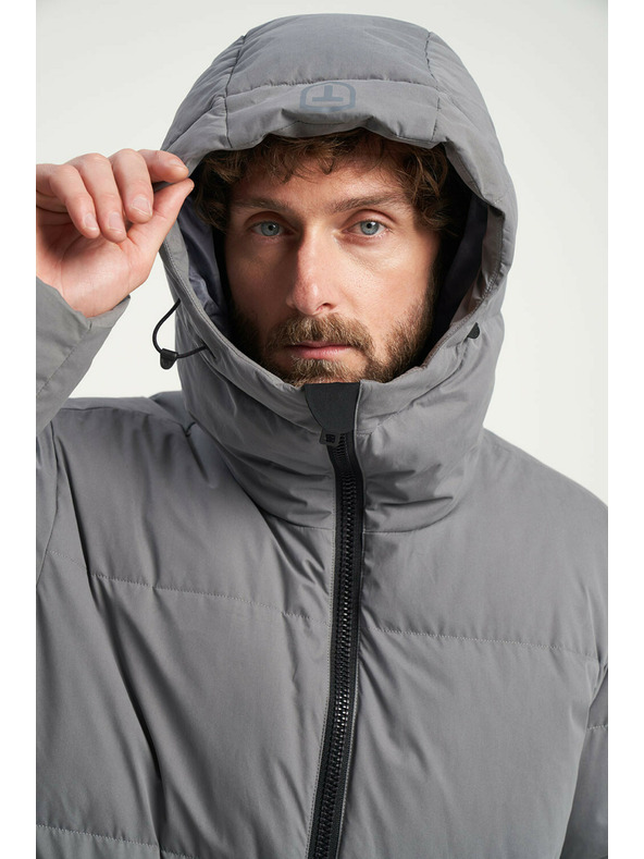 Tenson Haină Lifestyle de iarnă pentru bărbați TENSON Tenzing Down Coat M gri