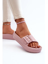 BIG STAR SHOES Sandale din spumă pentru femei cu platformă și cataramă Big Star roz
