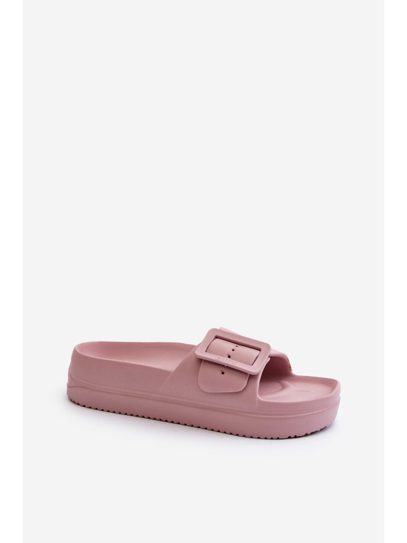 BIG STAR SHOES Sandale din spumă pentru femei cu platformă și cataramă Big Star roz