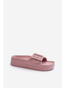 BIG STAR SHOES Sandale din spumă pentru femei cu platformă și cataramă Big Star roz