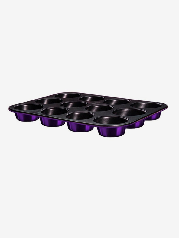 Berlingerhaus BERLINGERHAUS Purple Metallic Line Tavă pentru brioșe cu suprafață din titan (12 buc.)