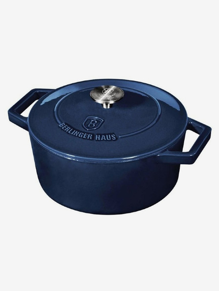 Berlingerhaus Tavă de copt din fontă cu capac BERLINGERHAUS Aquamarine Metallic Line (24 cm)