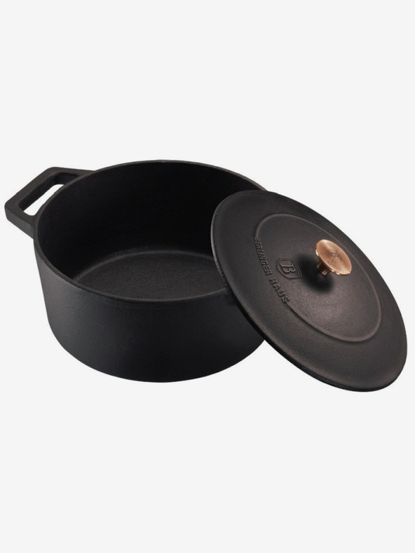 Berlingerhaus Tavă de fontă cu capac 20 cm BERLINGERHAUS Black Rose Collection