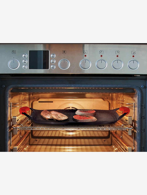 Berlingerhaus Plită pentru grătar cu suprafață din marmură Burgundy Metallic Line 36 cm BERLINGERHAUS