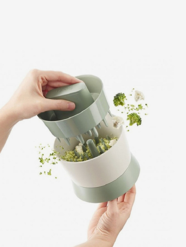 Lékué Feliator de broccoli și conopidă Lékué alb și verde