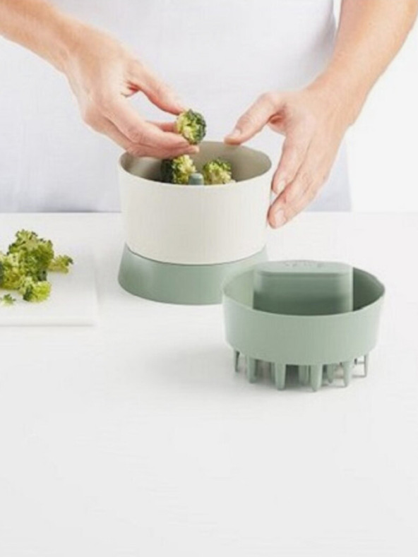 Lékué Feliator de broccoli și conopidă Lékué alb și verde