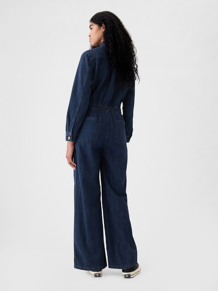 GAP Salopetă din denim cargo Utility GAP