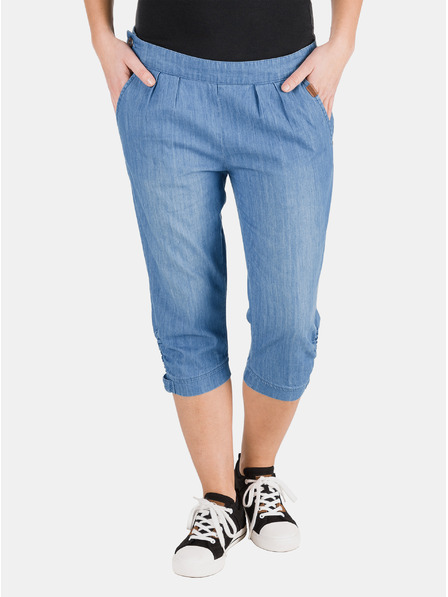Sam 73 Pantaloni Denim 3/4 pentru femei, albastru închis SAM 73