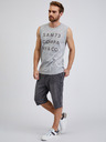 Sam 73 Tricou fără mâneci pentru bărbați gri deschis cu SAM 73 Edgar