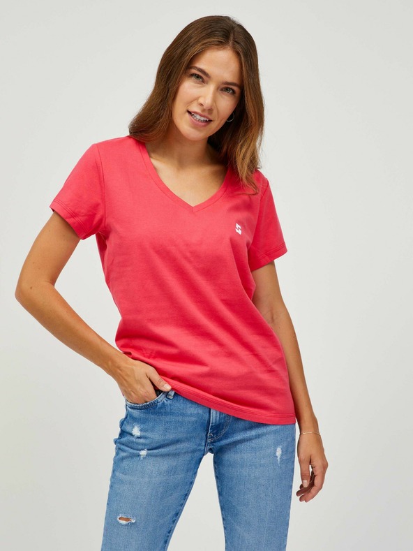 Sam 73 Tricou de damă roz închis SAM 73 Lumiel