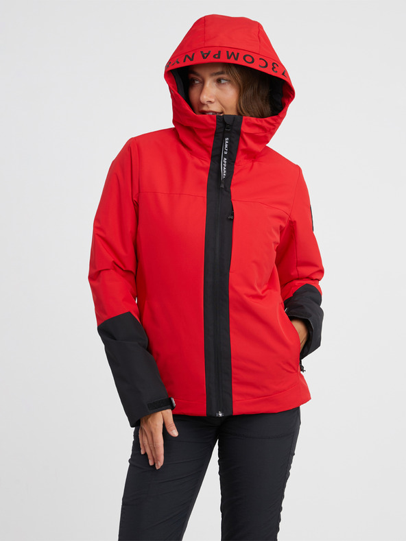 Sam 73 Jachetă de damă neagră și roșie SAM 73 Minerva