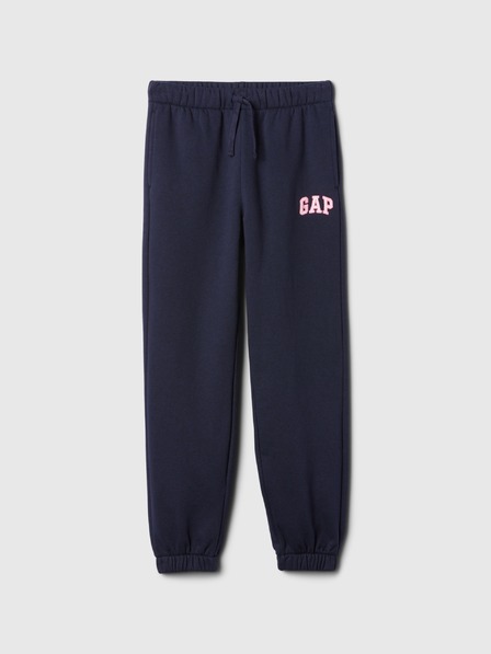 GAP Pantaloni de trening fleece logo army pentru copii GAP