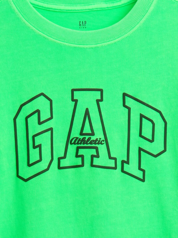 GAP Tricou oversize copii Heavyweight Athletic Logo GAP