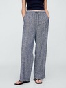 GAP Pantaloni din in Wide-Leg GAP