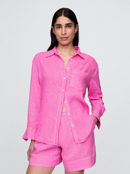GAP Cămașă oversize din in Big Shirt GAP