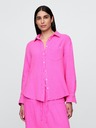 GAP Cămașă din muselină oversize GAP