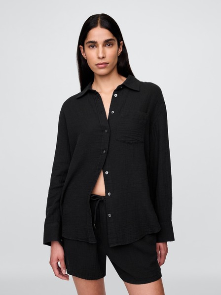 GAP Cămașă din muselină oversize GAP