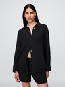 GAP Cămașă din muselină oversize GAP