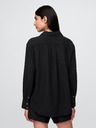 GAP Cămașă din muselină oversize GAP