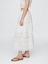 GAP Fustă maxi cu dantelă GAP